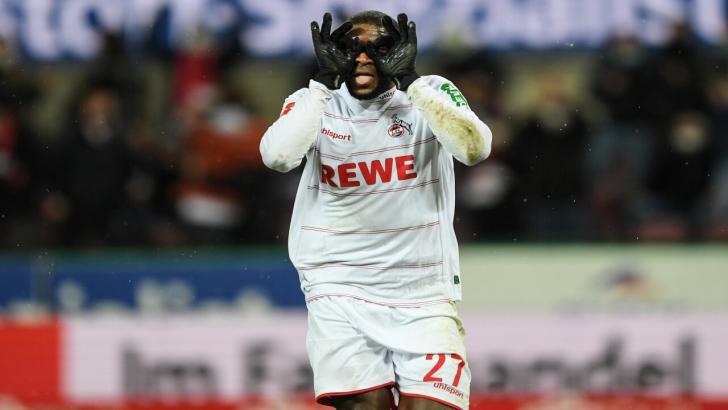 Koln striker Anthony Modeste